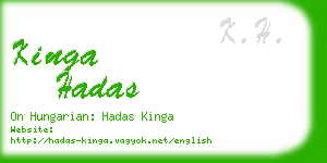 kinga hadas business card